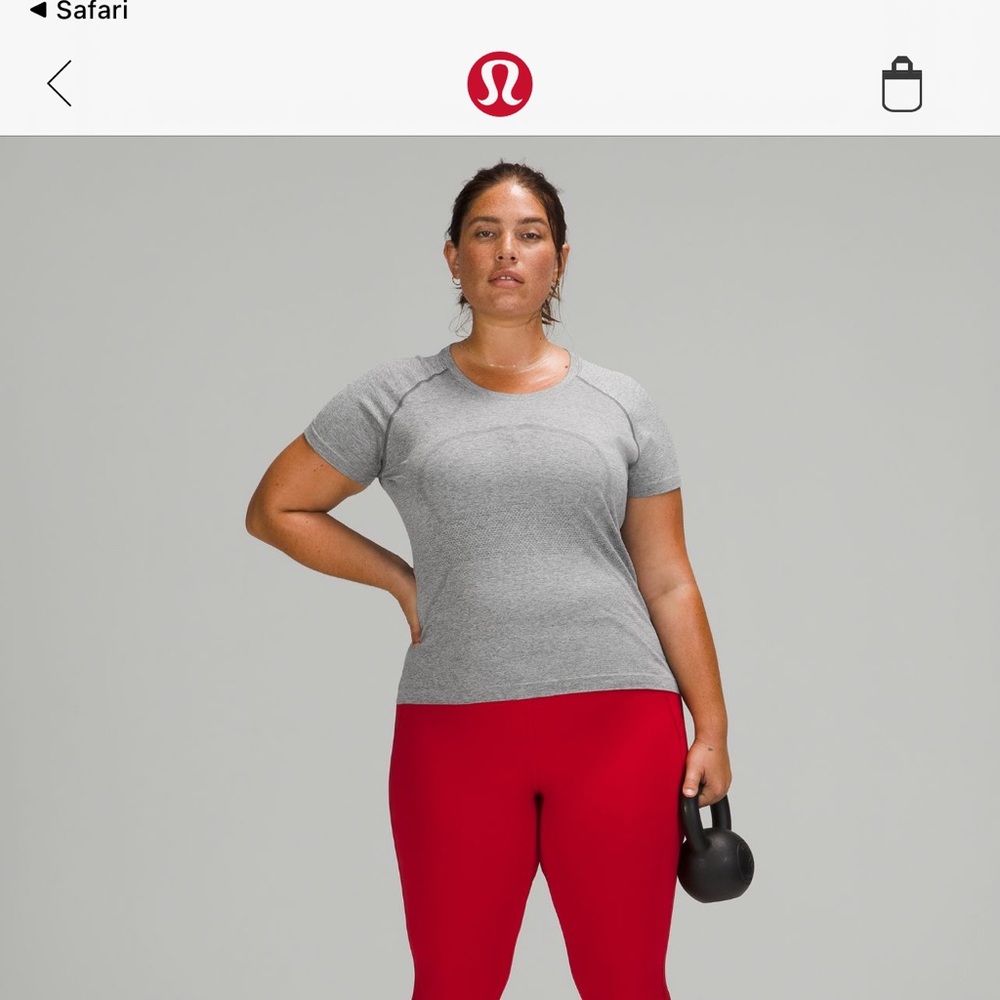 Lulu lemon swiftly tech 2.0 short sleeve race length